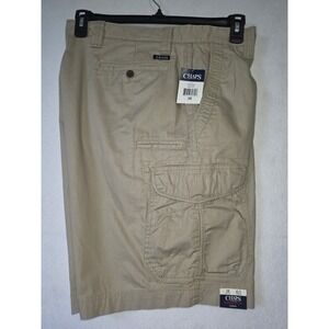 Men's NWT Chaps Casual Khaki Shorts With Pockets 38 Waist New